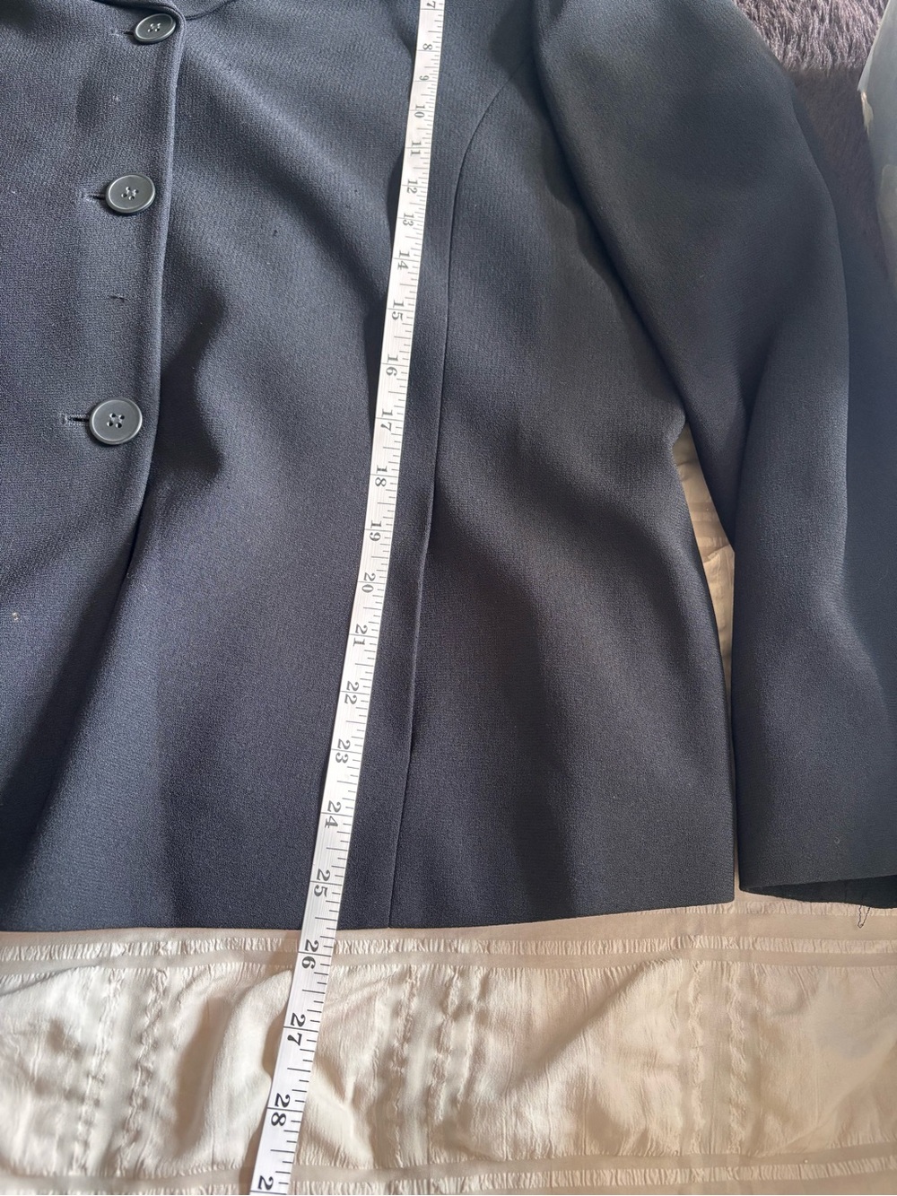 Jones NY Classic Black Women's Blazer Jacket 16 - Picture 7 of 8